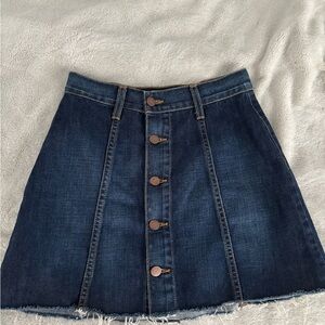 Nasty Gal Blue A-Line Mini Skirt Casual